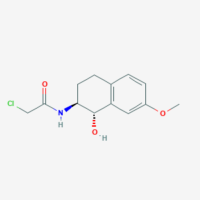 N - [(1S, 2S) -1,2,3,4-тетрагидро-1-гидрокси-7-метокси-2-нафталинил] -chloroacetamideN - [(1S, 2S) -1,2,3,4-тетрагидро-1-гидрокси-7-метокси-2-нафталинил] -chloroacetamide